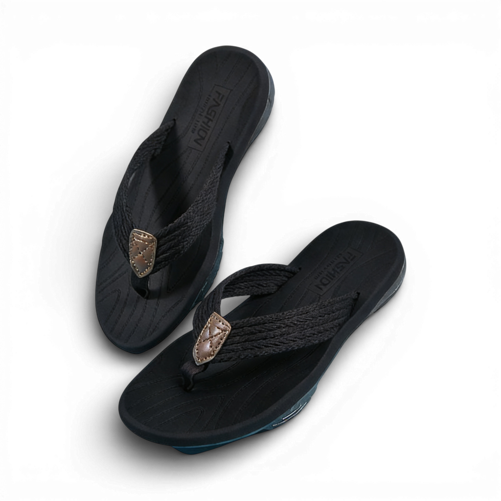 Leisure thick-soled flip-flops