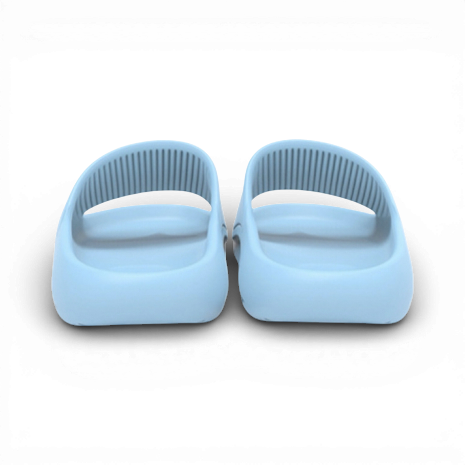 Arch-supporting shock-absorbing slippers