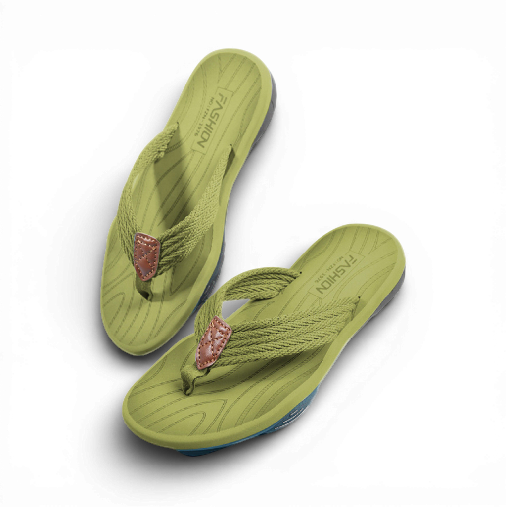 Leisure thick-soled flip-flops