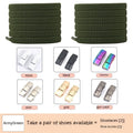 Steel buttons shoelaces - Buy one get one free