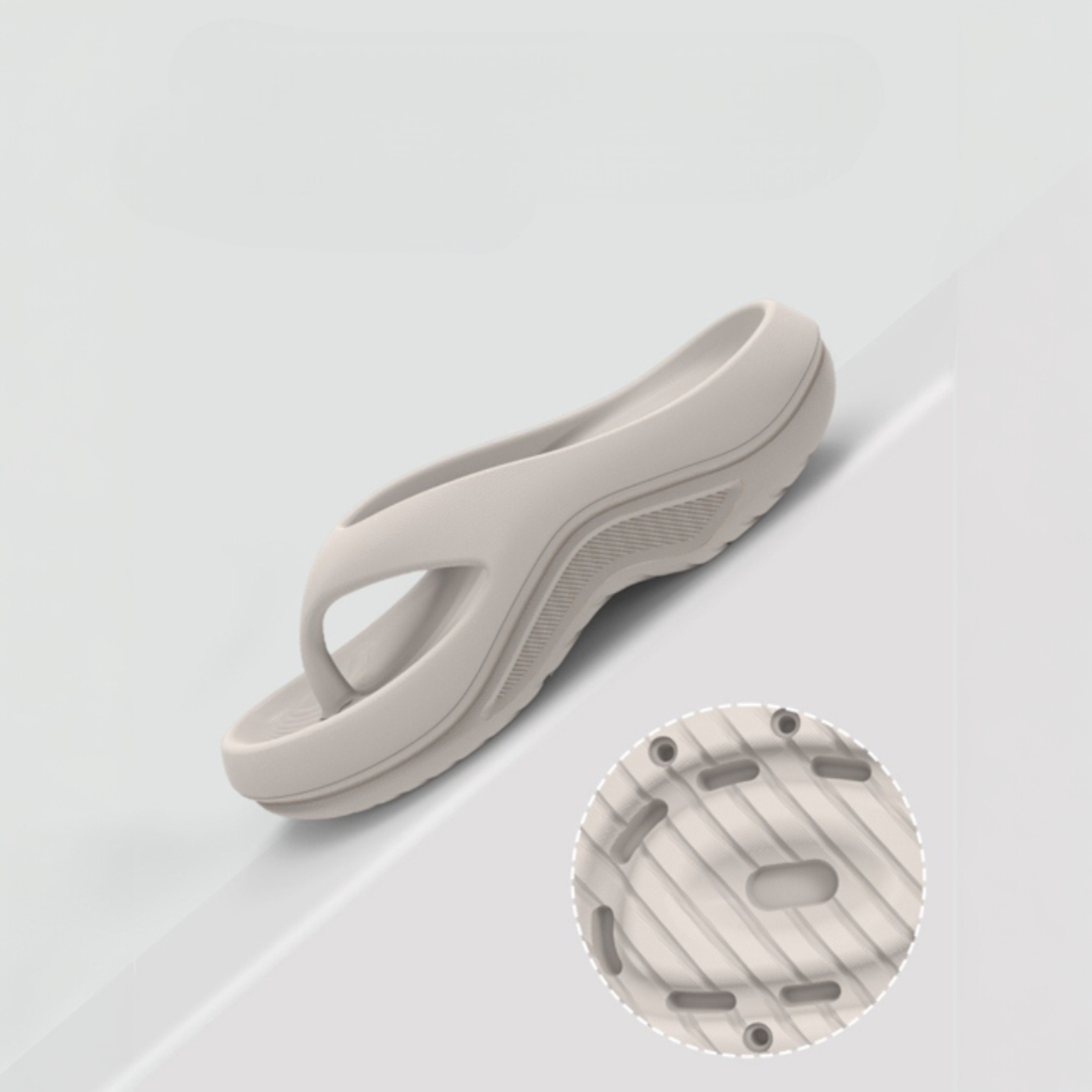 EVA thick-soled ultra-soft flip-flops