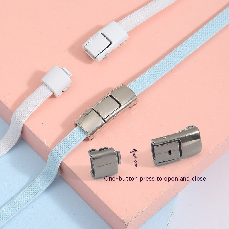 Steel buttons shoelaces - Buy one get one free